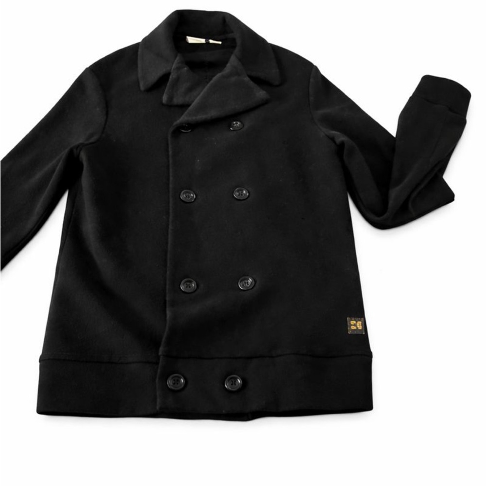 Hugo Boss Black Double-Breasted Peacoat